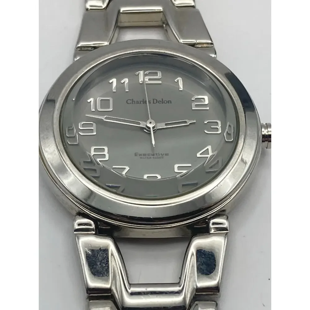 Charles Delon Men's Executive Watch 35mm - Fresh Battery - WR - Wrist 6.25-6.5